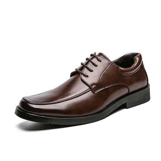 Zapatos de Cuero Hombre Punta Cuadrada - Elegancia Casual Profesional - Image 12