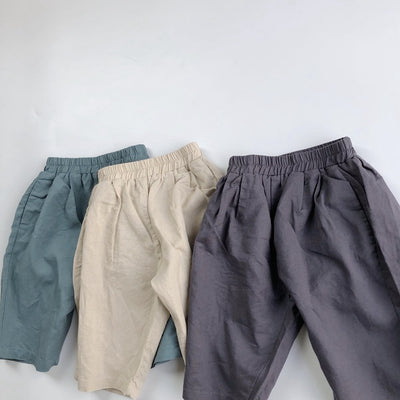 Pantalones de Lino Casual para Niños con Diseño de Rábano - Image 15