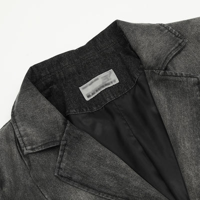 Chaqueta Denim con Degradado Tinta - Moda Casual Premium para Hombre - Image 3