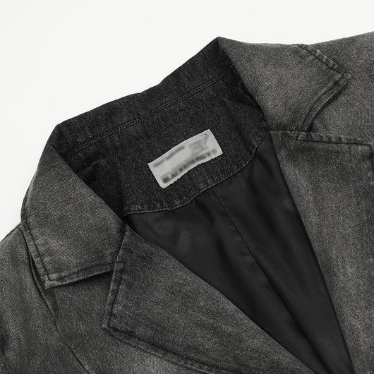 Chaqueta Denim con Degradado Tinta - Moda Casual Premium para Hombre - Image 3