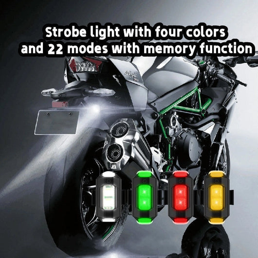 Kit de Luces Estroboscópicas LED para Motocicleta