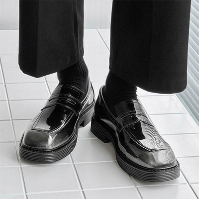 Zapatos de Cuero Estilo Británico con Suela Gruesa - Comodidad Hong Kong para Primavera y Otoño - Image 6
