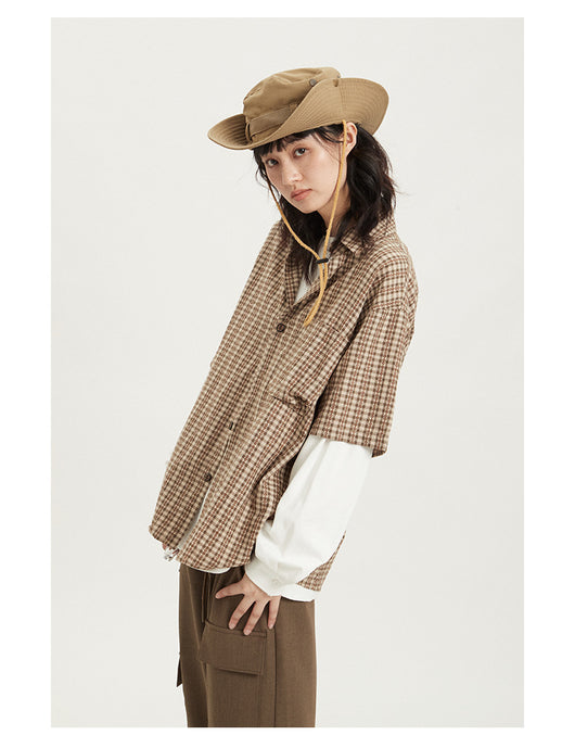 Camisa Retro Japonesa a Rayas - Estilo Preppy Holgado de Manga Corta - Image 19