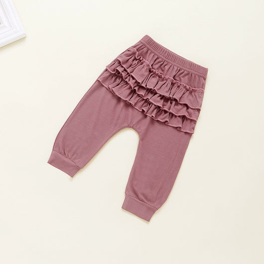 Conjunto de 3 Piezas: Pantalón de Encaje con Diadema - Image 5