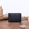 Billetera Corta de Cuero Engrasado para Hombre con Porta Tarjetas