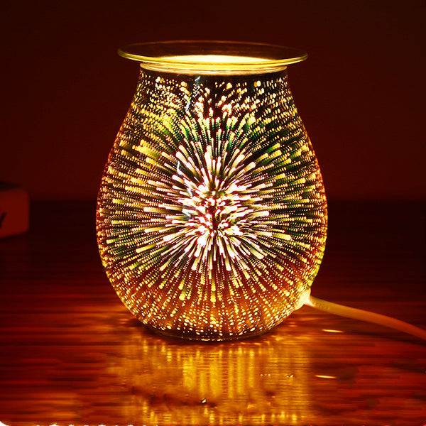 Lámpara Aromaterapia 3D con Luz LED Inteligente
