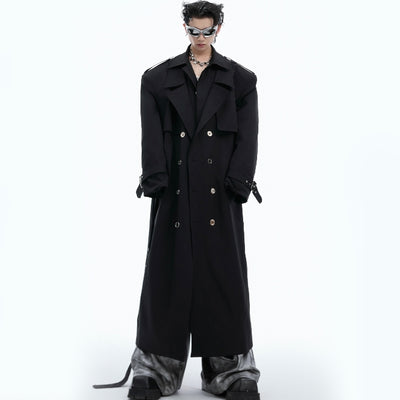 Abrigo Trench Acolchado con Hombros Superpuestos - Diseño Industrial Moderno - Image 7