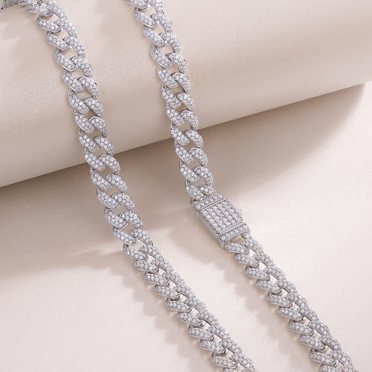 Collar Colgante Isla de Plata - Joyería de Lujo con Moissanita Premium y Plata S925 - Image 4