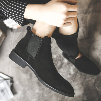Botas de Cuero Puntiagudas Altas para Hombre - Image 15