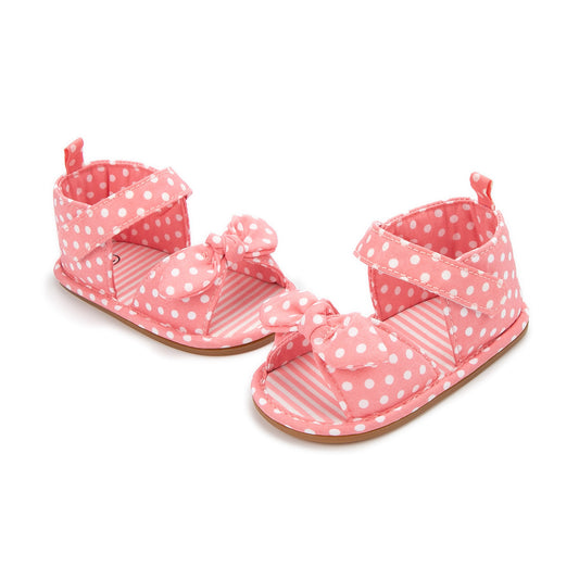 Zapatos para Niños Pequeños con Suela de Goma y Diseño de Moño