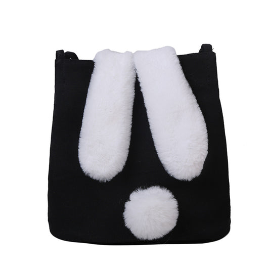 Bolsa de Lona para Mujer con Diseño de Conejo Kawaii - Bolso de Hombro Grande - Image 14