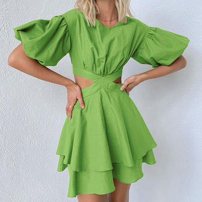Vestido de Algodón Puro con Espalda Descubierta - Diseño Elegante y Sofisticado - Image 12