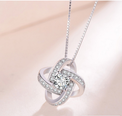 Collar de Plata 925 Corazón Infinito con Zirconias para Mujer - Image 19