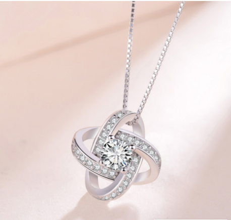 Collar de Plata 925 Corazón Infinito con Zirconias para Mujer - Image 19