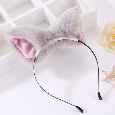 Diadema de Orejas de Gato Suave y Esponjosa - Image 6