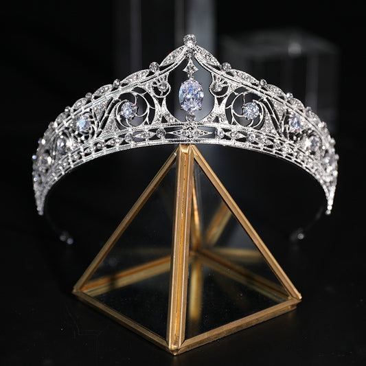 Corona Nupcial Estilo Europeo para Maquillaje de Boda