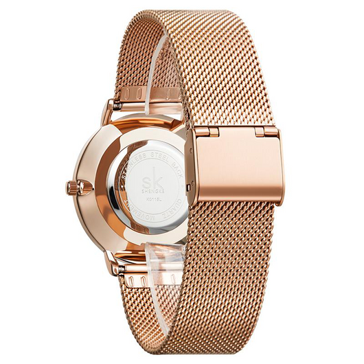 Reloj de Cuarzo para Mujer con Pulsera de Malla - Image 8