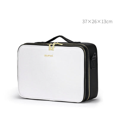 Bolsa de Maquillaje de Cuero Grande Organizadora Profesional - Image 11