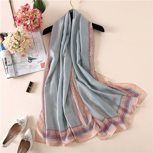 Pañuelo Largo Estilo Occidental Chiffón Elegante para Mamá