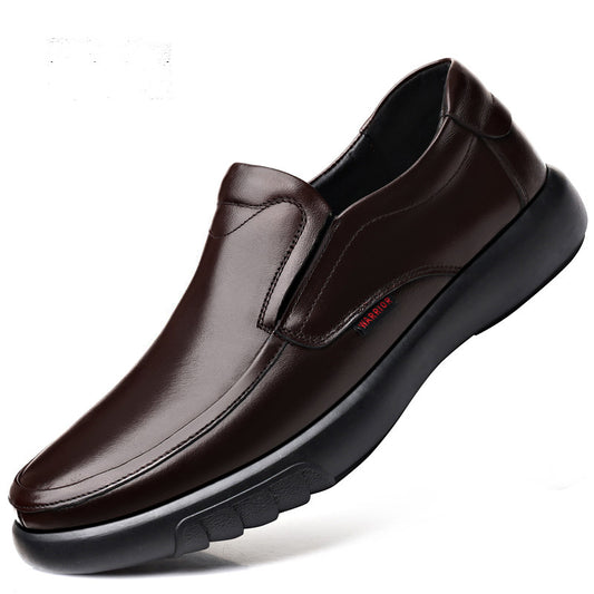 Zapatos de Cuero Casuales Talla Grande para Hombre