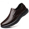 Zapatos de Cuero Casuales Talla Grande para Hombre