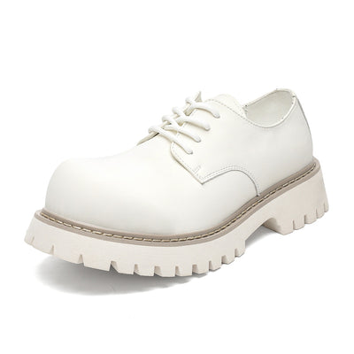 Zapatos de Vestir de Cuero Estilo Británico con Suela Gruesa Elevadora - Image 6