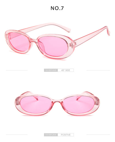 Gafas de Sol Ovaladas Trend Cow Print - Marco Pequeño Estilo Instagram - Image 22