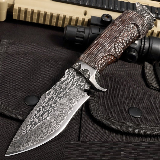Cuchillo Forjado de Defensa Personal - Acero de Alta Dureza - Image 4