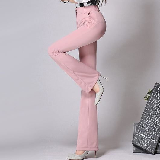 Pantalones Rectos Acampanados para Mujer Ejecutiva - Corte Alargado y Estilizante - Image 12