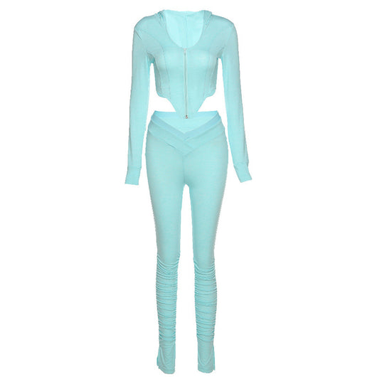 Conjunto Deportivo con Capucha y Pliegues - Image 18