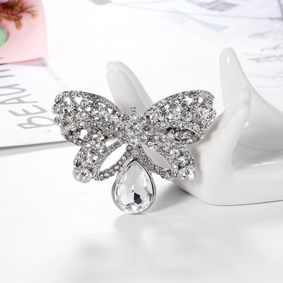 Broche Moño con Incrustaciones de Diamantes de Aleación - Image 8