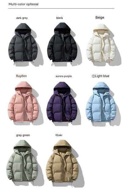 Abrigo Hoodie Acolchado para Hombre - Chaqueta de Invierno Cálida y Casual - Image 25