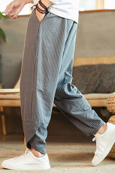 Pantalones Capri Holgados Talle Grande con Cintura Elástica - Image 4