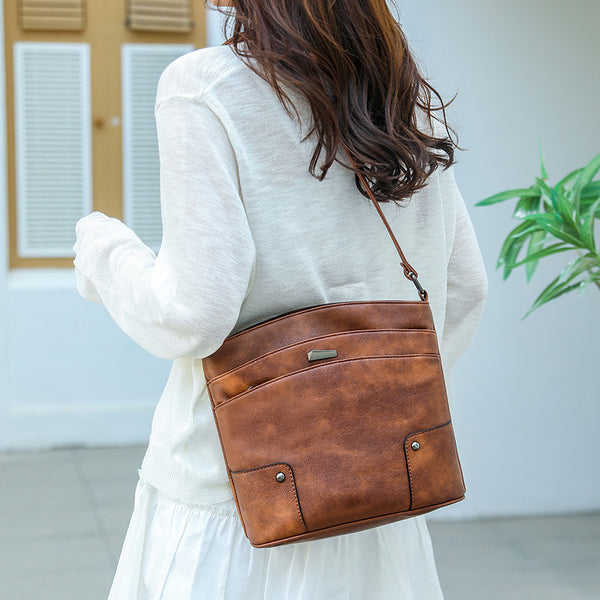Bolso de Hombro Retro Lujoso Versátil Multifuncional