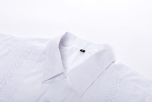 Camisa de Rayas Guayabera Clásica para Hombre - Image 13