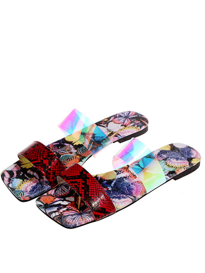 Sandalias Planas para Mujer con Diseño Serpentina y Flores - Image 26
