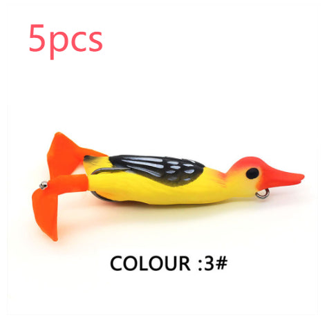 Señuelo Pato Flotante 9.5cm con Aletas Giratorias - Cebo Realista - Image 19