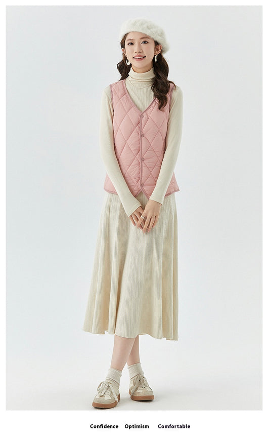 Chaleco Corto de Terciopelo para Otoño e Invierno Mujer - Image 25