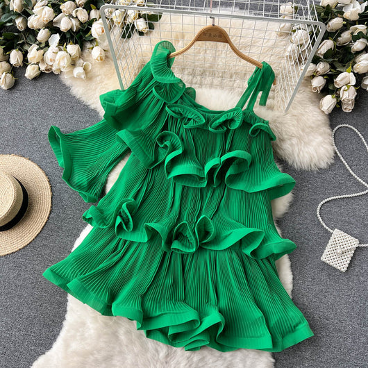 Blusa Casual de Chifón con Volantes y Mangas Acampanadas para Mujer - Image 10