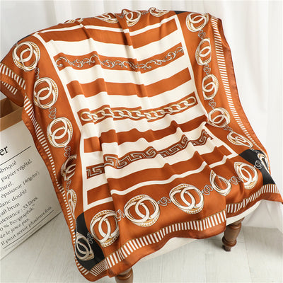 Foulard Cadena con Rayas a Juego - Chal Ligero Protector Solar - Image 18