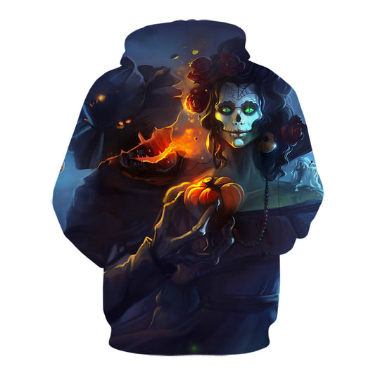 Sudadera Manga Larga Hombre Diseño Jack-o-lantern Halloween - Image 4