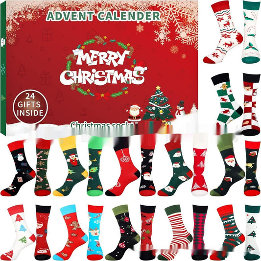 Calcetines Navideños Sorpresa en Caja - Decoraciones Temáticas Miniatura - Image 2