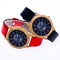 Reloj de Cuero y Madera Natural