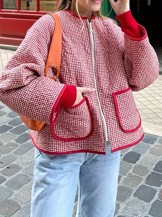 Chaqueta Suelta con Cierre de Cremallera para Otoño e Invierno - Image 3