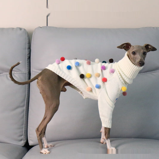 Suéter Navideño para Galgos Italianos y Whippets