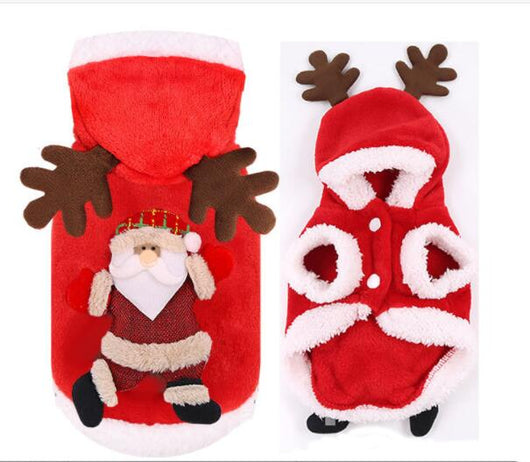Disfraz de Papá Noel para Perros Pequeños - Ropa Navideña - Image 11