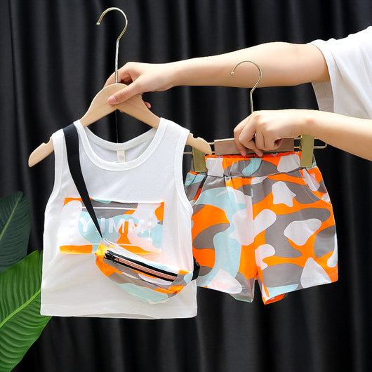 Conjunto de Chaleco y Pantalón para Niño - Estilo Verano