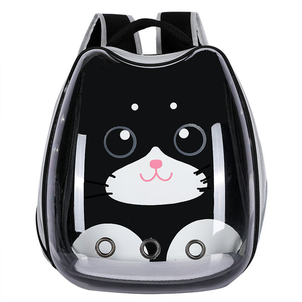 Mochila Transportadora Transparente para Gatos - Portátil y Segura