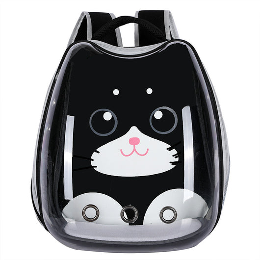 Mochila Transportadora Transparente para Gatos - Portátil y Segura - Image 2