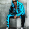 Sudadera Hoodie Cardigan Slim Estampado para Hombre